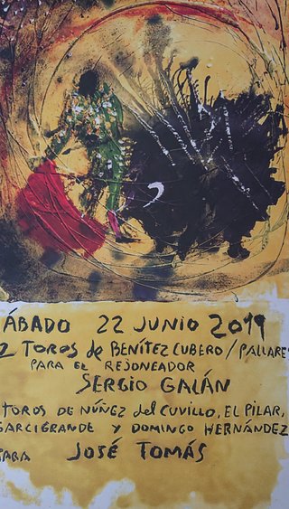 CARTEL TAURINO GRANADA 2019 – JOSÉ TOMÁS –