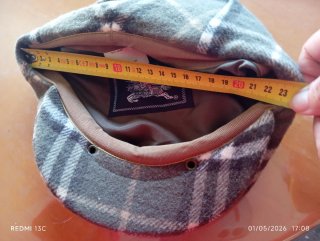 Gorra Burberry cuadros niño