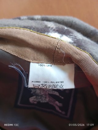 Gorra Burberry cuadros niño