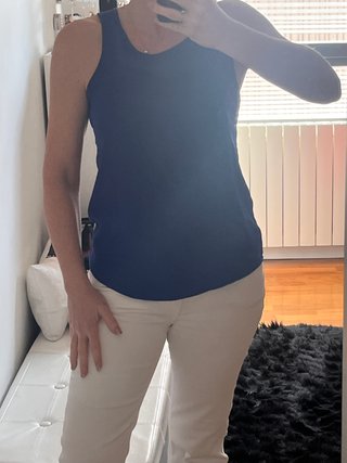 Camiseta Stradivarius azul sin usar Talla S