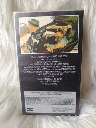 Regreso al Futuro III VHS (Español)