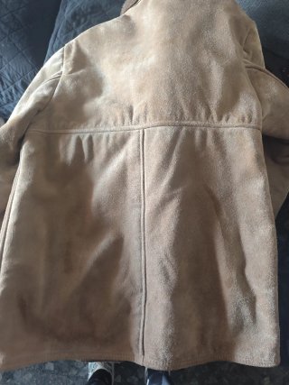 Abrigo vintage piel oveja Morley's Inglaterra