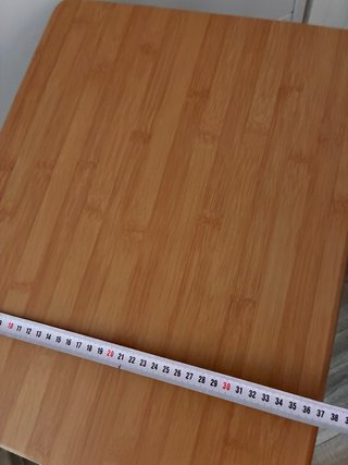 Mesa plegable bambú y metal