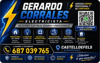 Electricista, instalación y reparaciones