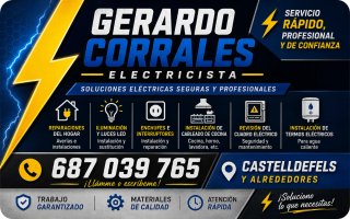 Electricista, instalación y reparaciones
