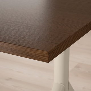 Escritorio IDÅSEN marrón/beige 160x80 cm