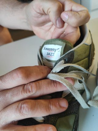 Saucony Jazz Uomo 44 Beige/Verde
