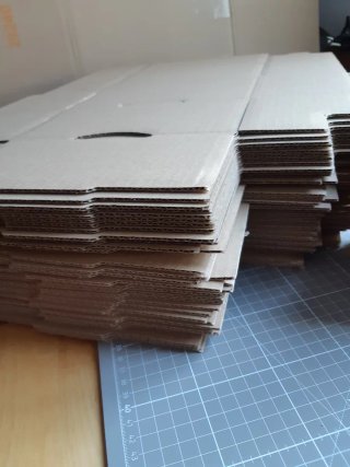 Cajas de cartón automontables