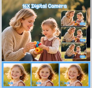 Fotocamera Digitale 44MP Zoom 16X Full HD 1080P
