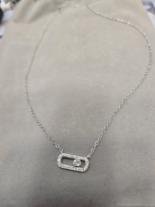 Colgante Acero con Circonitas