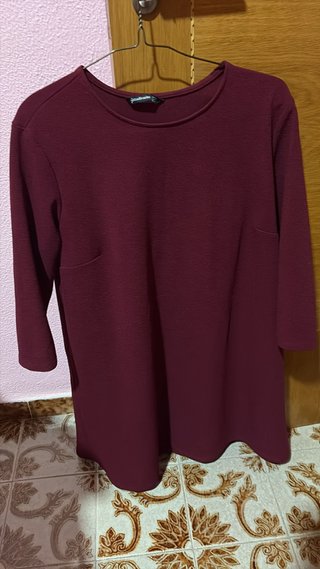 Vestido Stradivarius Rojo Talla l