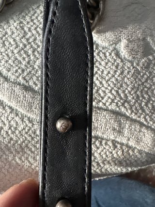 Bolso Chanel Negro y Plateado