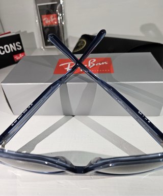 Occhiali Ray-Ban Corrigan Blu Trasparenti