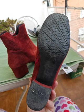 BOTINES ANTE GRANATE