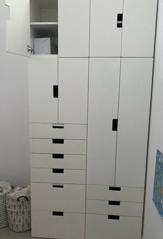 Armario infantil madera blanco