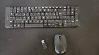 Logitech Teclado y Ratón Inalámbrico Negro