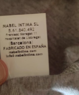 Camisón Mabel Intima Manga Corta Talla S