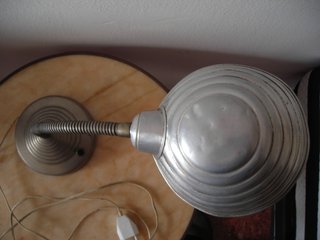 Lámpara flexo antigua aluminio - VER FOTOS
