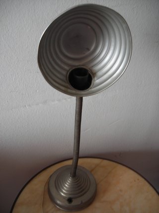 Lámpara flexo antigua aluminio - VER FOTOS