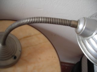 Lámpara flexo antigua aluminio - VER FOTOS