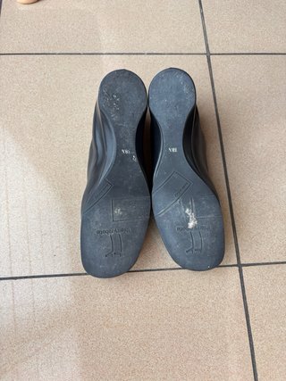 Zapatos de cuña negros