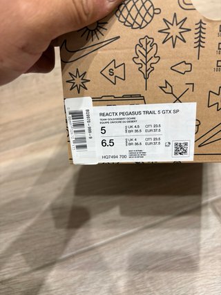 Nike React Pegasus Trail 5 GoreTex Beige/Arancia