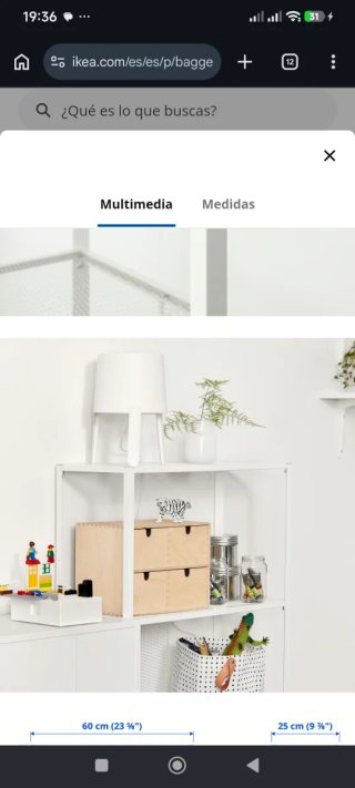 Estanterías Baggebo Ikea Blanca