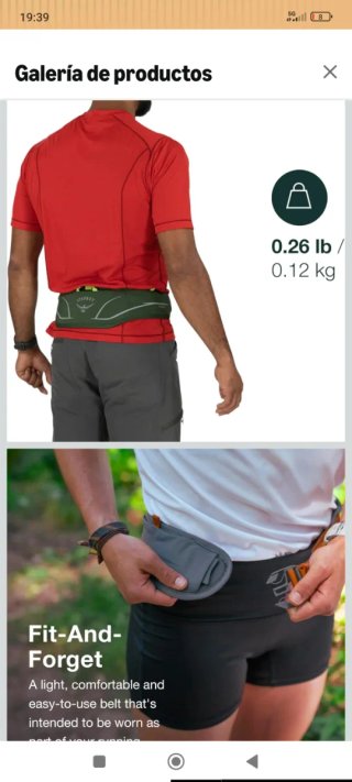 Riñonera Osprey Duro Unisex Hidratación