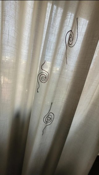 2 Cortinas beige de confección