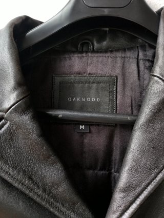 Oakwood Chaquetón Piel Hombre Talla M