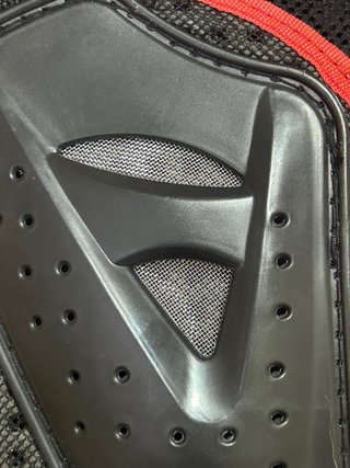 Peto Motocross Geruite Negro/Rojo