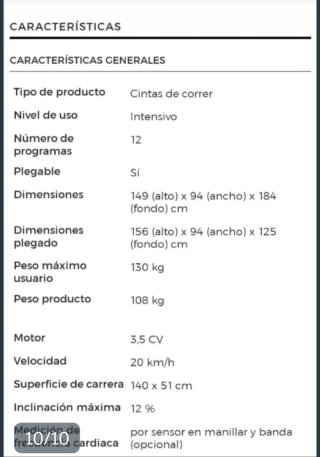 Cinta de Correr BH ZX11 DUAL FITNESS