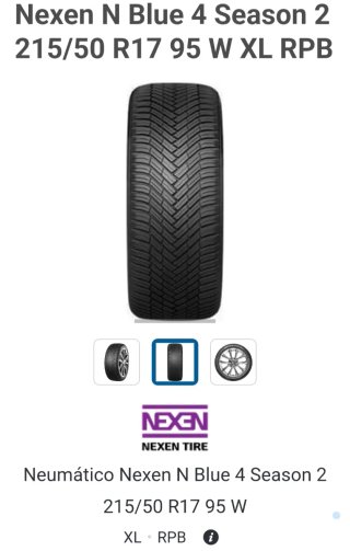 2 Neumáticos Nexen N Blue 4 Season 2