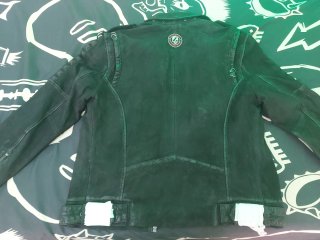 Chaqueta Cuero Negr Rock Rebel Talla L