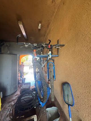 Bicicleta Montaña Monty Naranja y azul