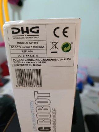 Robot Aspirador Limpieza Recargable