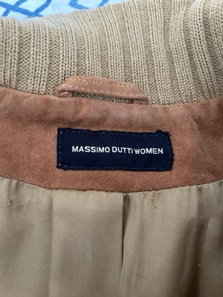Chaqueta Massimo Dutti Suede Talla S
