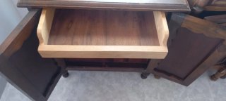 3 Mesitas de Noche Madera Antiguas
