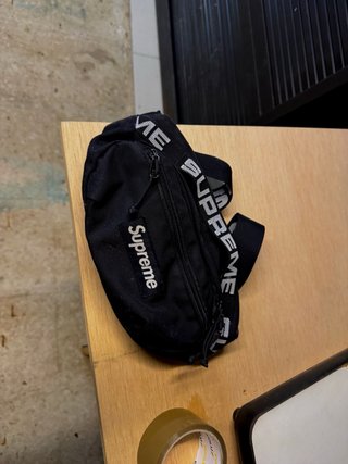 Riñonera Supreme Waist Bag SS18 negra – original