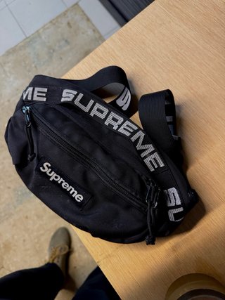 Riñonera Supreme Waist Bag SS18 negra – original