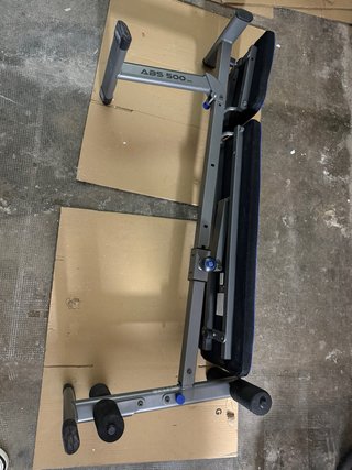 Banco musculación Domyos ABS 500 plegable