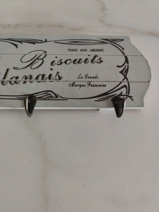 Percha decorativa vintage Les Biscuits