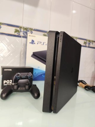 Ps4 Slim 500gb Negra + Mando Extra