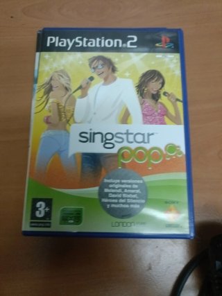 Micrófonos y juegos Sing Star PS2