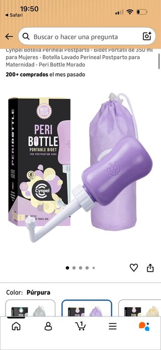 Botella Perineal Portátil posparto Peri Bottle