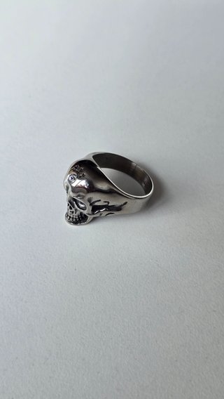 Anillo Calavera Acero Inoxidable Hombre