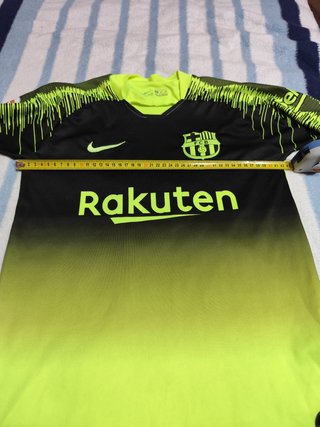 Camiseta FC Barcelona Niño Nike Negra y Amarilla