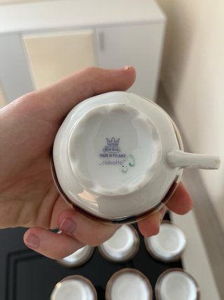 Juego de Tazas Jarolina Porcelana