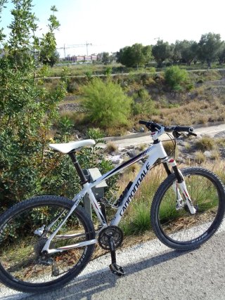 Bicicleta Cannondale Trail Blanca
