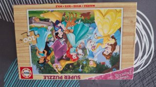 2 Puzzles: Educa Disney Fairies/Princess 100 Pieza